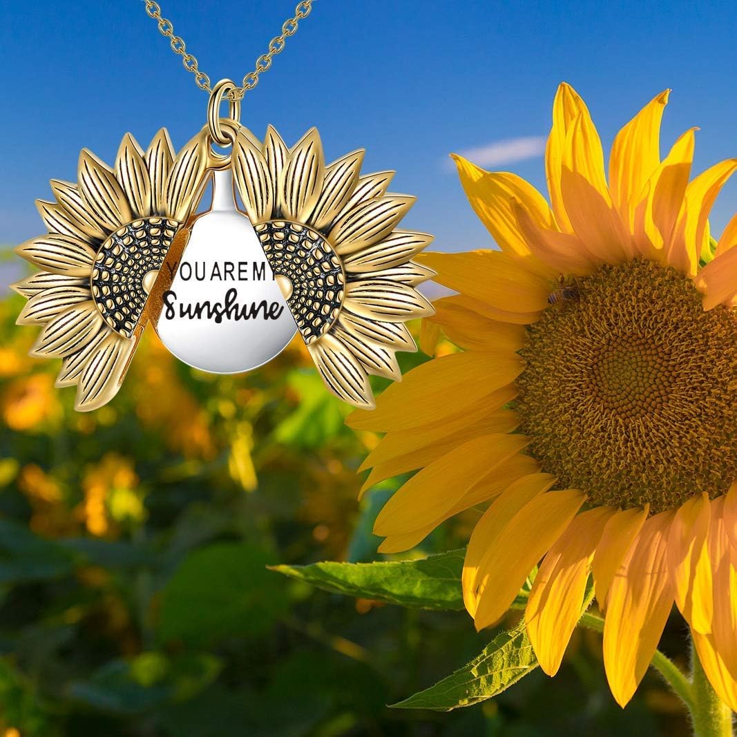 🌻"You Are My Sunshine"🌞Sunflower Necklace