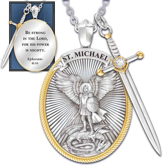 St. Michael Archangel Pendant (Necklace)