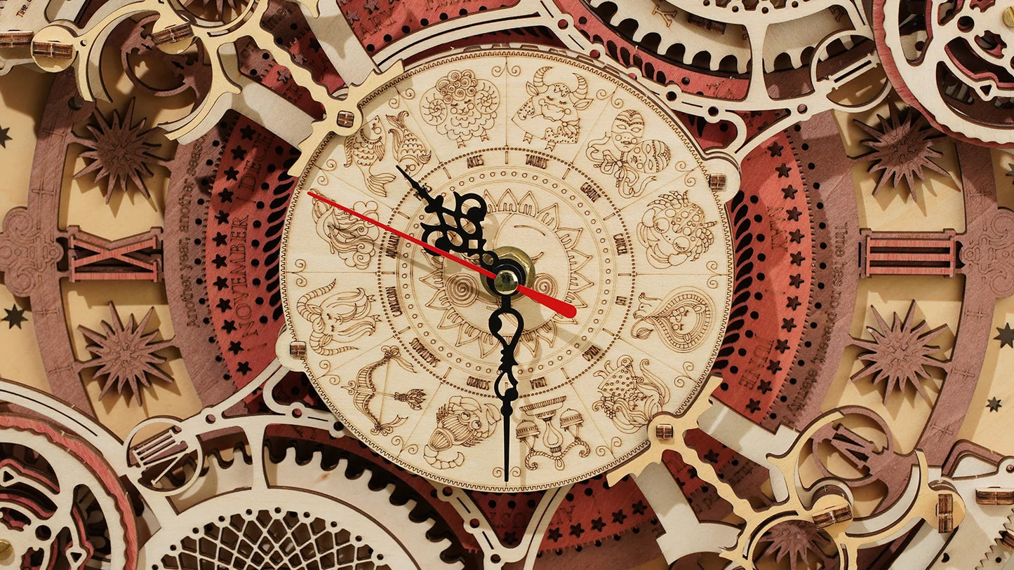 Zodiac Wall Clock Mechanical
